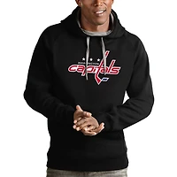 Antigua Washington Capitals Logo Victory Pullover Hoodie