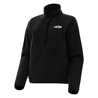 Antigua Women's New York Jets Figure 1/4-Zip Pullover