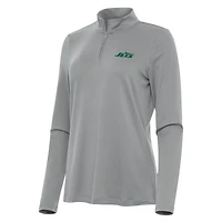 Antigua Women's New York Jets Reprocess 1/4-Zip Pullover