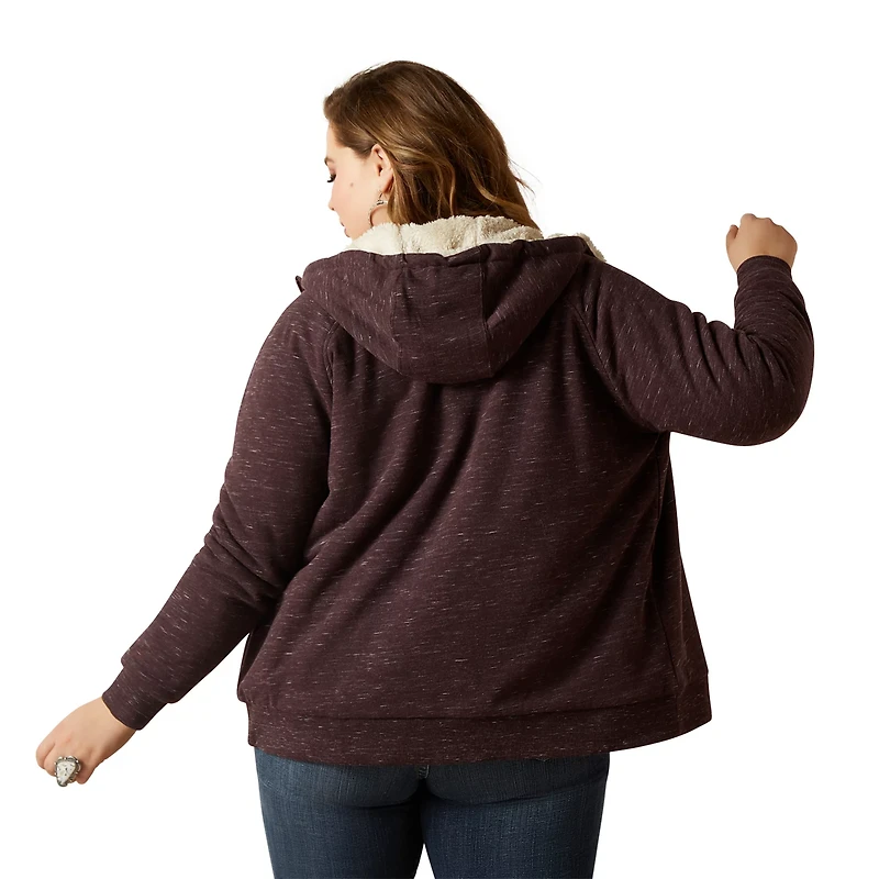 Ariat Women's REAL Sherpa Full Zip Hoodie