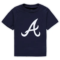 Atlanta Braves Team Crew Primary Logo T-Shirt