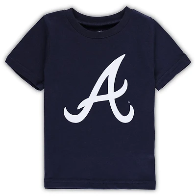 Atlanta Braves Team Crew Primary Logo T-Shirt