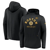 Boston Bruins Centennial Lockup Authentic Pro Pullover Hoodie