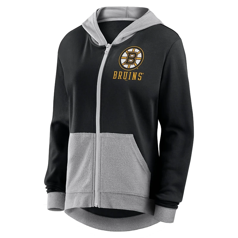 Boston Bruins Hit It French Terry Full-Zip Hoodie