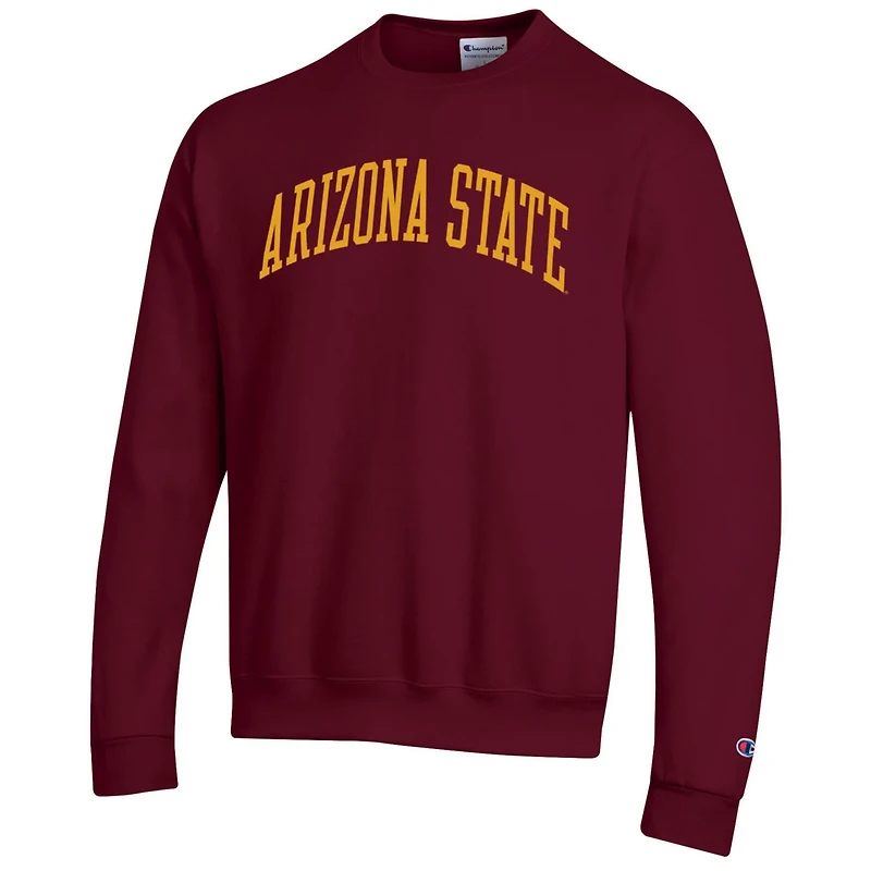 Champion Arizona State Sun Devils Basic Arch Fleece Pullover Sweatshirt
