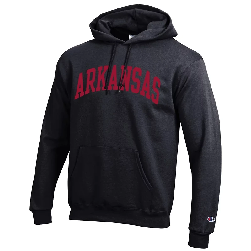 Champion Arkansas Razorbacks Basic Arch Fleece Pullover Hoodie