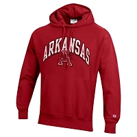 Champion Arkansas Razorbacks Vault Late Night Reverse Weave Pullover Hoodie