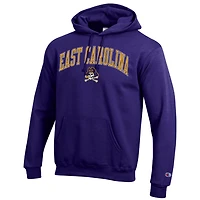 Champion ECU Pirates Arch Over Logo Pullover Hoodie