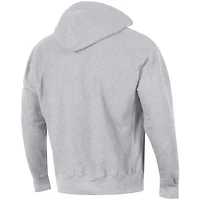 Champion Heathered Gray Auburn Tigers Team Arch Reverse Weave Pullover Hoodie