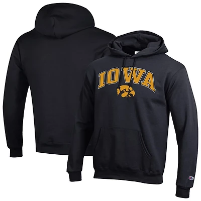 Champion Iowa Hawkeyes Arch Over Logo Pullover Hoodie