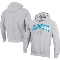 Champion Light Delaware State Hornets Tall Arch Pullover Hoodie
