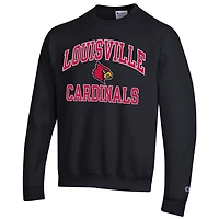 Champion Louisville Cardinals High Motor Pullover Sweatshirt