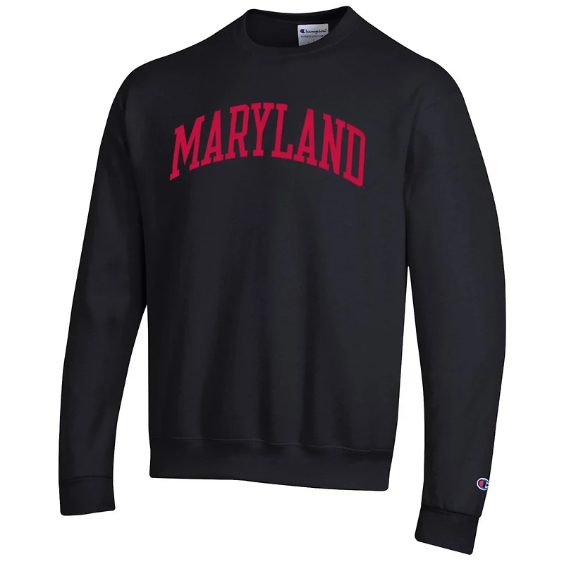 Champion Maryland Terrapins Basic Arch Fleece Pullover Sweatshirt