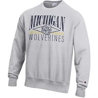 Champion Michigan Wolverines Reverse Weave Fleece Sweatshirt