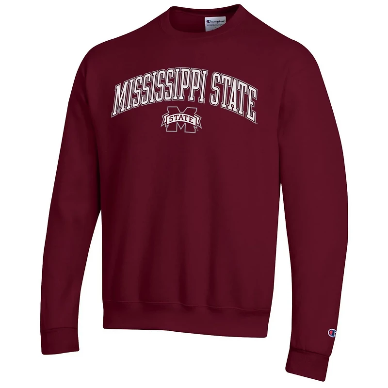 Champion Mississippi State Bulldogs Arch Over Logo Pullover Sweatshirt