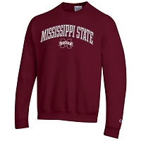 Champion Mississippi State Bulldogs Arch Over Logo Pullover Sweatshirt