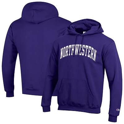 Champion Northwestern Wildcats Basic Arch Fleece Pullover Hoodie