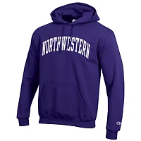 Champion Northwestern Wildcats Basic Arch Fleece Pullover Hoodie