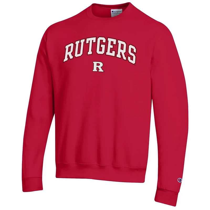 Champion Rutgers Knights Arch Over Logo Pullover Sweatshirt