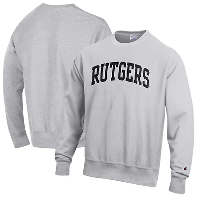 Champion Rutgers Scarlet Knights Arch Reverse Weave Fleece Sweatshirt