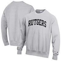 Champion Rutgers Scarlet Knights Arch Reverse Weave Fleece Sweatshirt