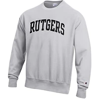 Champion Rutgers Scarlet Knights Arch Reverse Weave Fleece Sweatshirt