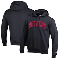 Champion Rutgers Scarlet Knights Basic Arch Fleece Pullover Hoodie