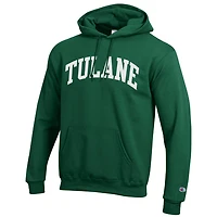 Champion Tulane Wave Basic Arch Fleece Pullover Hoodie