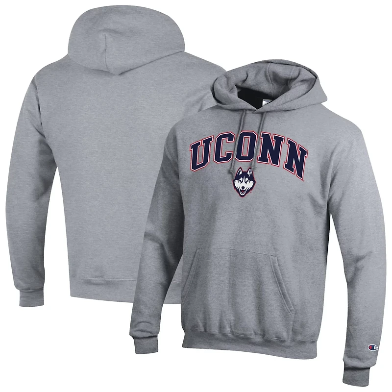 Champion UConn Huskies Arched Logo Fleece Pullover Hoodie