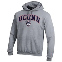 Champion UConn Huskies Arched Logo Fleece Pullover Hoodie