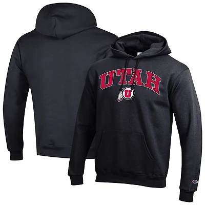 Champion Utah Utes Arch Over Logo Pullover Hoodie