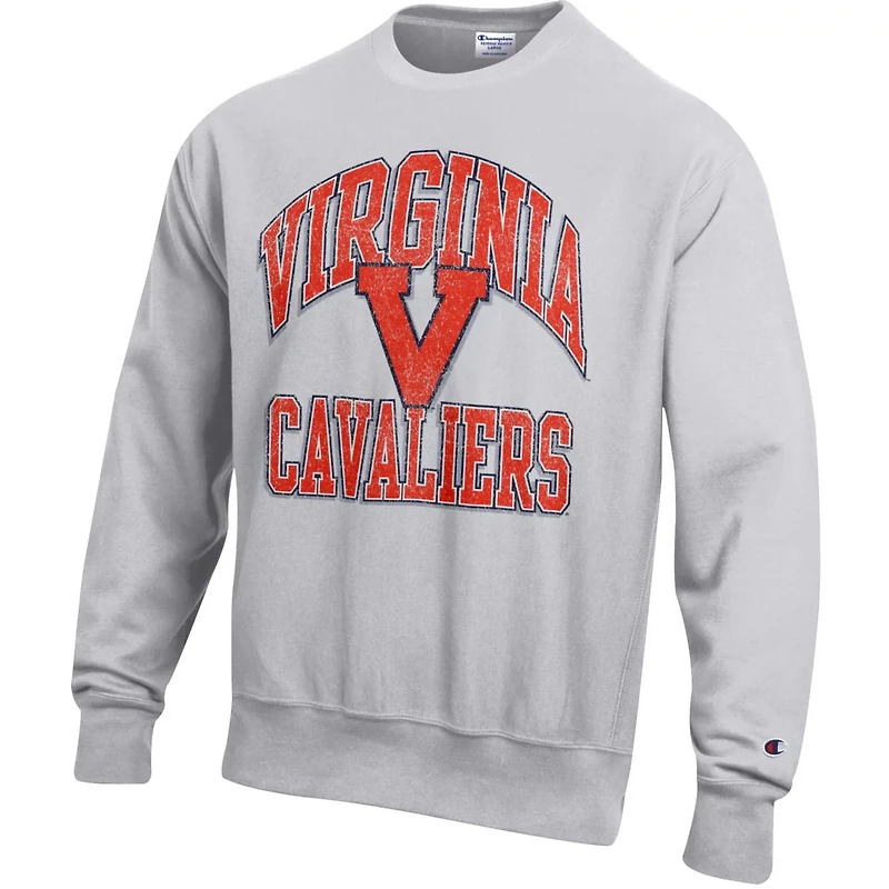 Champion Virginia Cavaliers Vault Late Night Reverse Weave Pullover Sweatshirt