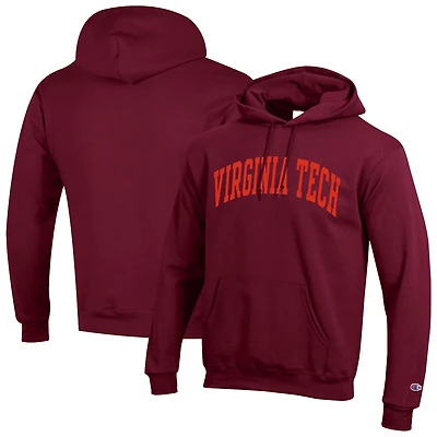 Champion Virginia Tech Hokies Basic Arch Fleece Pullover Hoodie