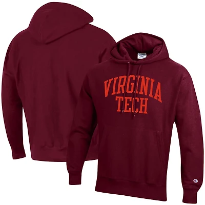 Champion Virginia Tech Hokies Team Arch Reverse Weave Pullover Hoodie