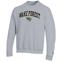 Champion Wake Forest Demon Deacons Arch Over Logo Pullover Sweatshirt