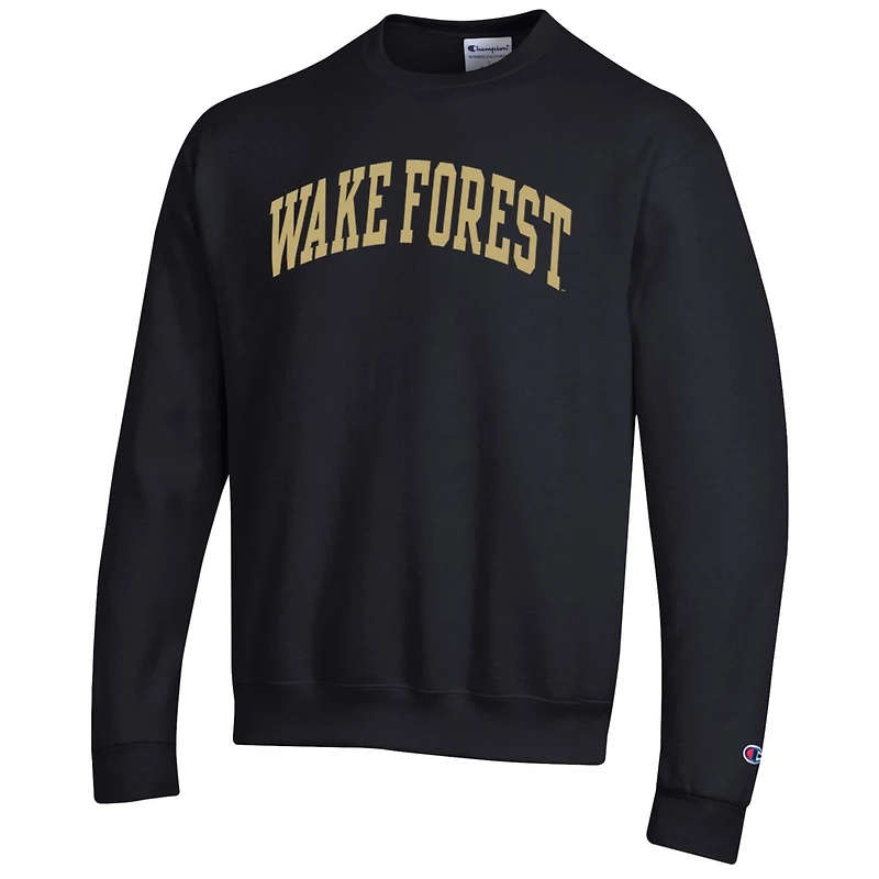 Champion Wake Forest Demon Deacons Basic Arch Fleece Pullover Sweatshirt
