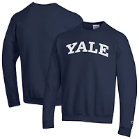 Champion Yale Bulldogs Basic Arch Fleece Pullover Sweatshirt