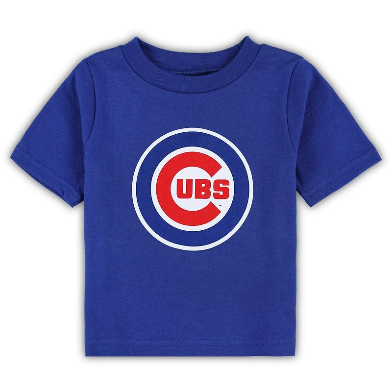 Chicago Cubs Team Crew Primary Logo T-Shirt
