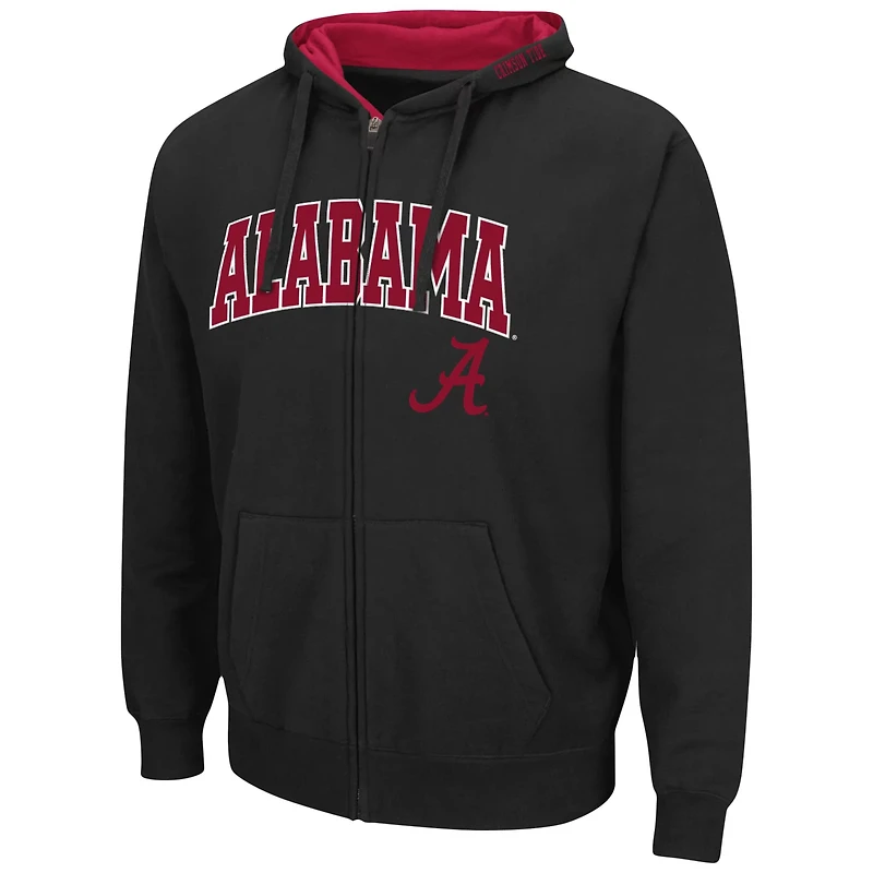 Colosseum Alabama Crimson Tide Arch  Logo 30 Full-Zip Hoodie