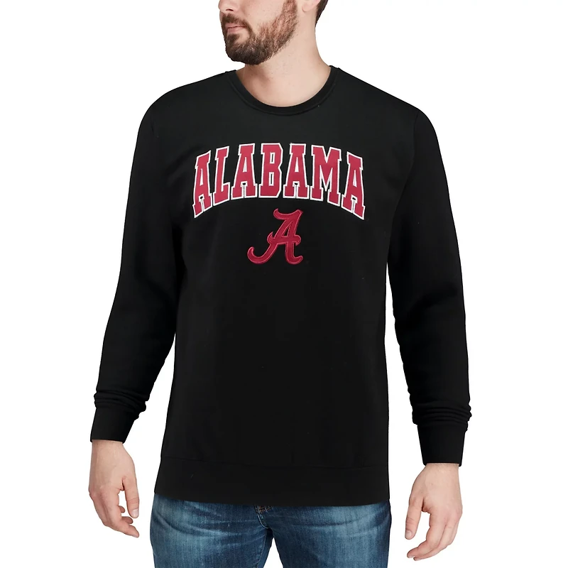 Colosseum Alabama Crimson Tide Arch Logo Crew Neck Sweatshirt