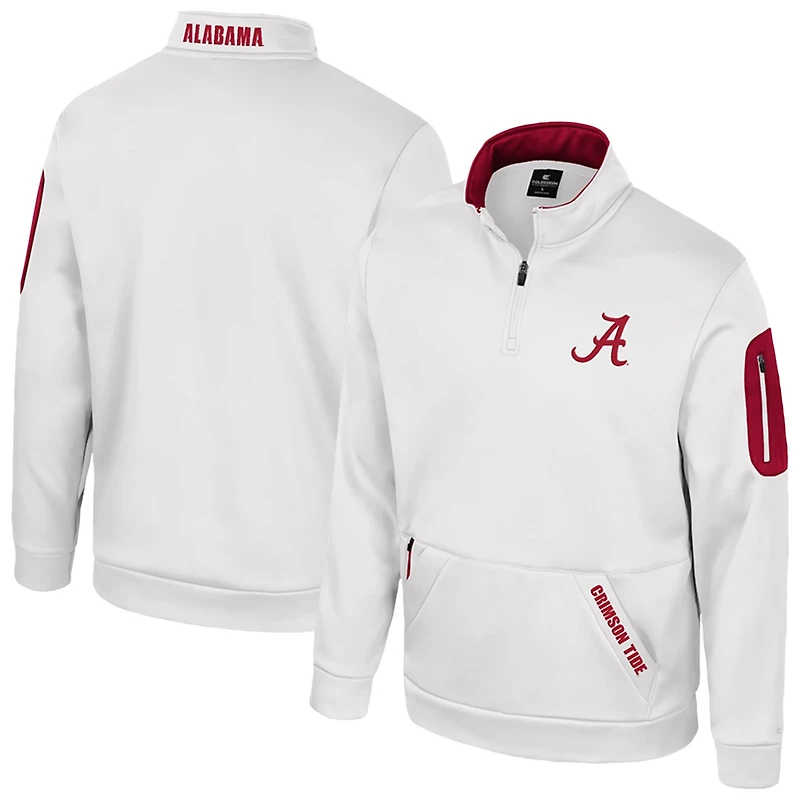 Colosseum Alabama Crimson Tide Mainframe Quarter-Zip Fleece Jacket