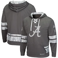 Colosseum Alabama Crimson Tide OHT Military Appreciation Lace-Up Pullover Hoodie