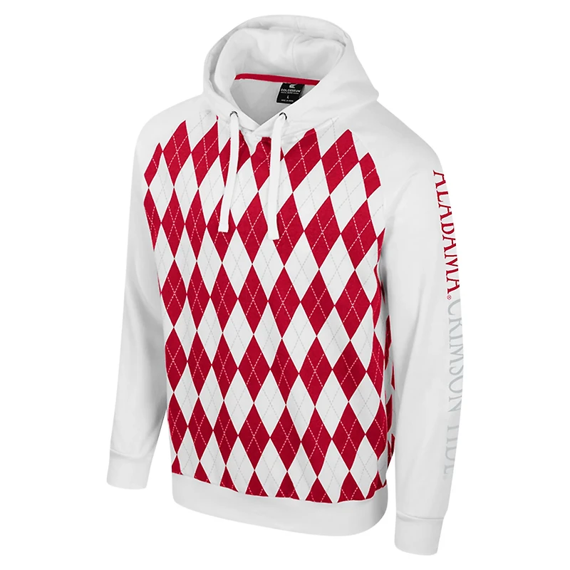 Colosseum Alabama Crimson Tide The Dealio Raglan Pullover Hoodie