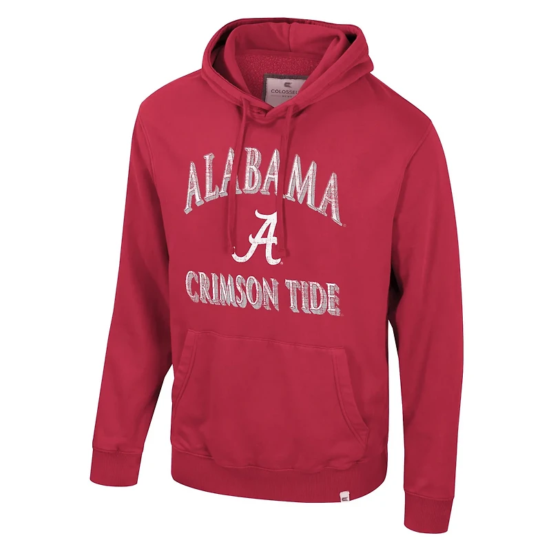 Colosseum Alabama Tide Big Tall Cap E- Pullover Hoodie