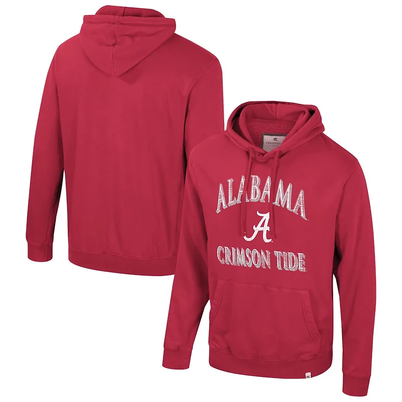 Colosseum Alabama Tide Big Tall Cap E- Pullover Hoodie