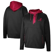 Colosseum Alabama Tide Luge 30 Quarter-Zip Hoodie