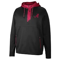Colosseum Alabama Tide Luge 30 Quarter-Zip Hoodie