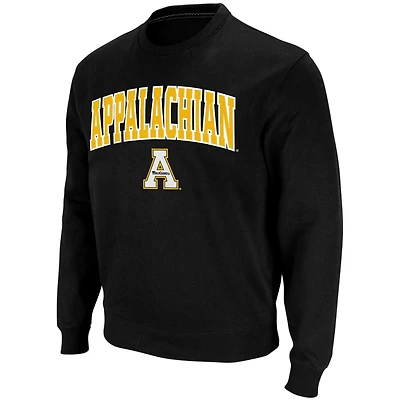 Colosseum Appalachian State Mountaineers Arch  Logo Crew Neck Sweatshirt