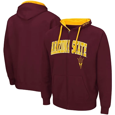 Colosseum Arizona State Sun Devils Big  Tall Full-Zip Hoodie