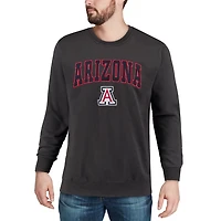Colosseum Arizona Wildcats Arch  Logo Crew Neck Sweatshirt